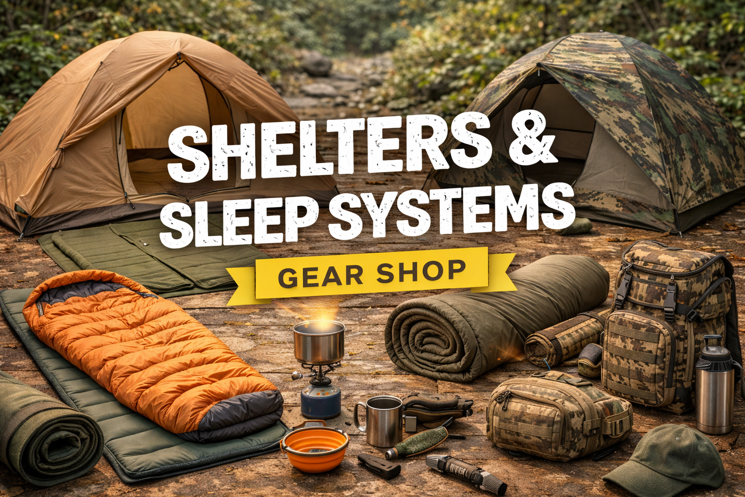 Shelters and Sleep Systems Category Image
